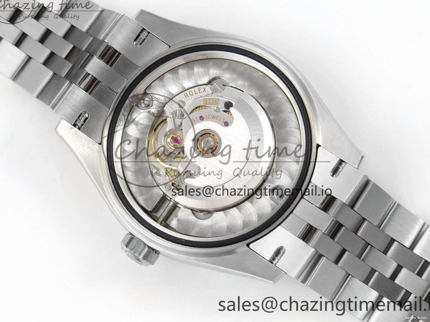 0228 Popular DateJust 31 278274 THBF 1:1 Best Edition 904L Steel Gray Diamond Dial on SS Jubilee Bracelet HZ Cal. 5